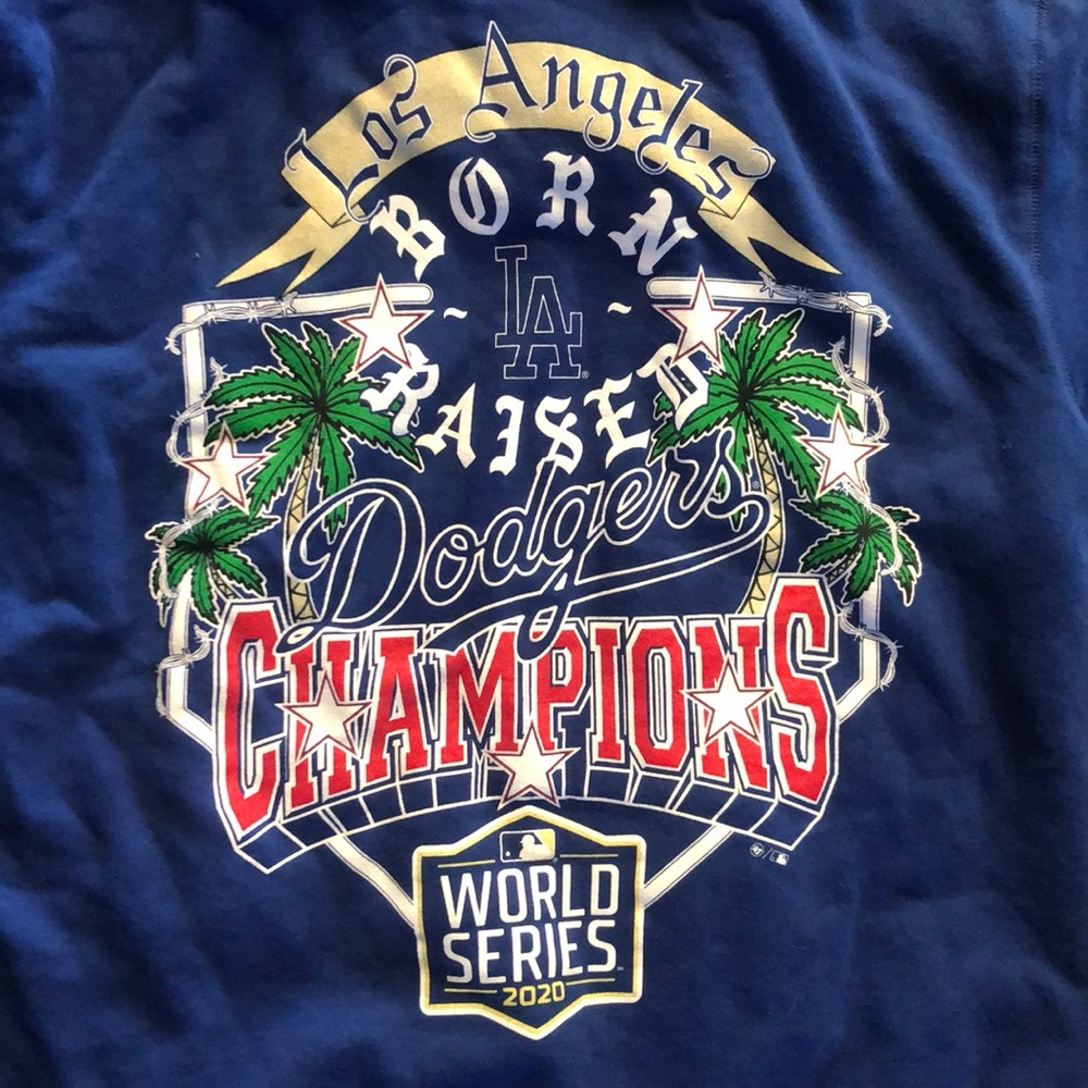 Born X Raised Dodgers World Series Champion 2020 Hoodie Sweatshir…